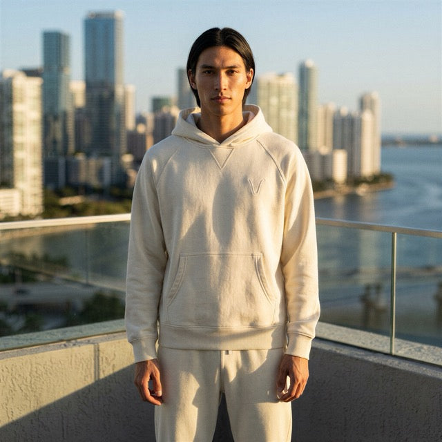 WORN Oversized Hoodie & Jogger Set – Tan | Men