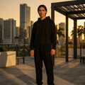 SILENT Oversized Hoodie – Black | Men