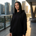 SILENT Oversized Hoodie – Black | Women