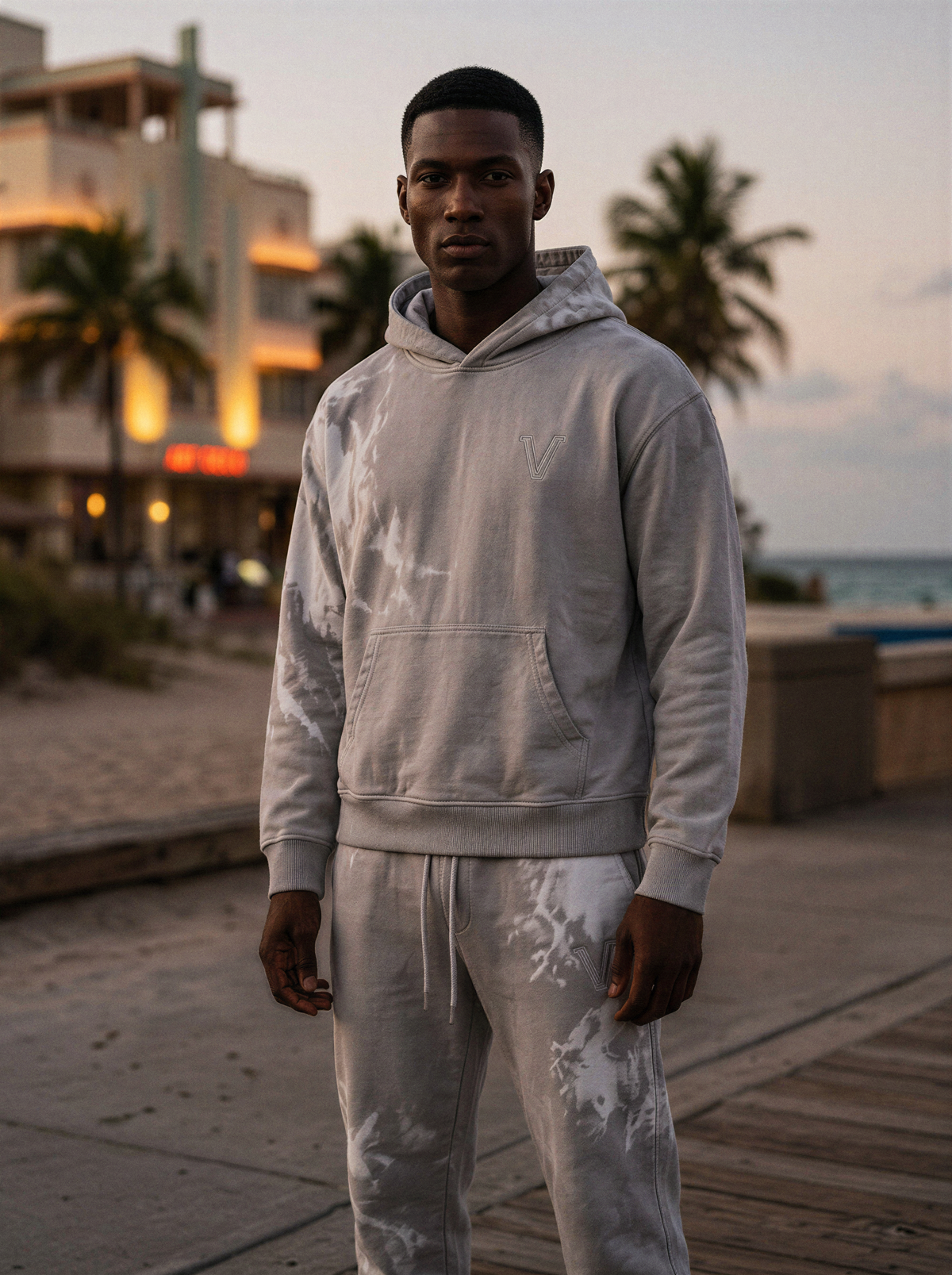 Capsule Soft Grey Men Hoodie