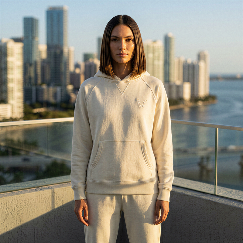 WORN Oversized Hoodie & Jogger Set – Tan | Women