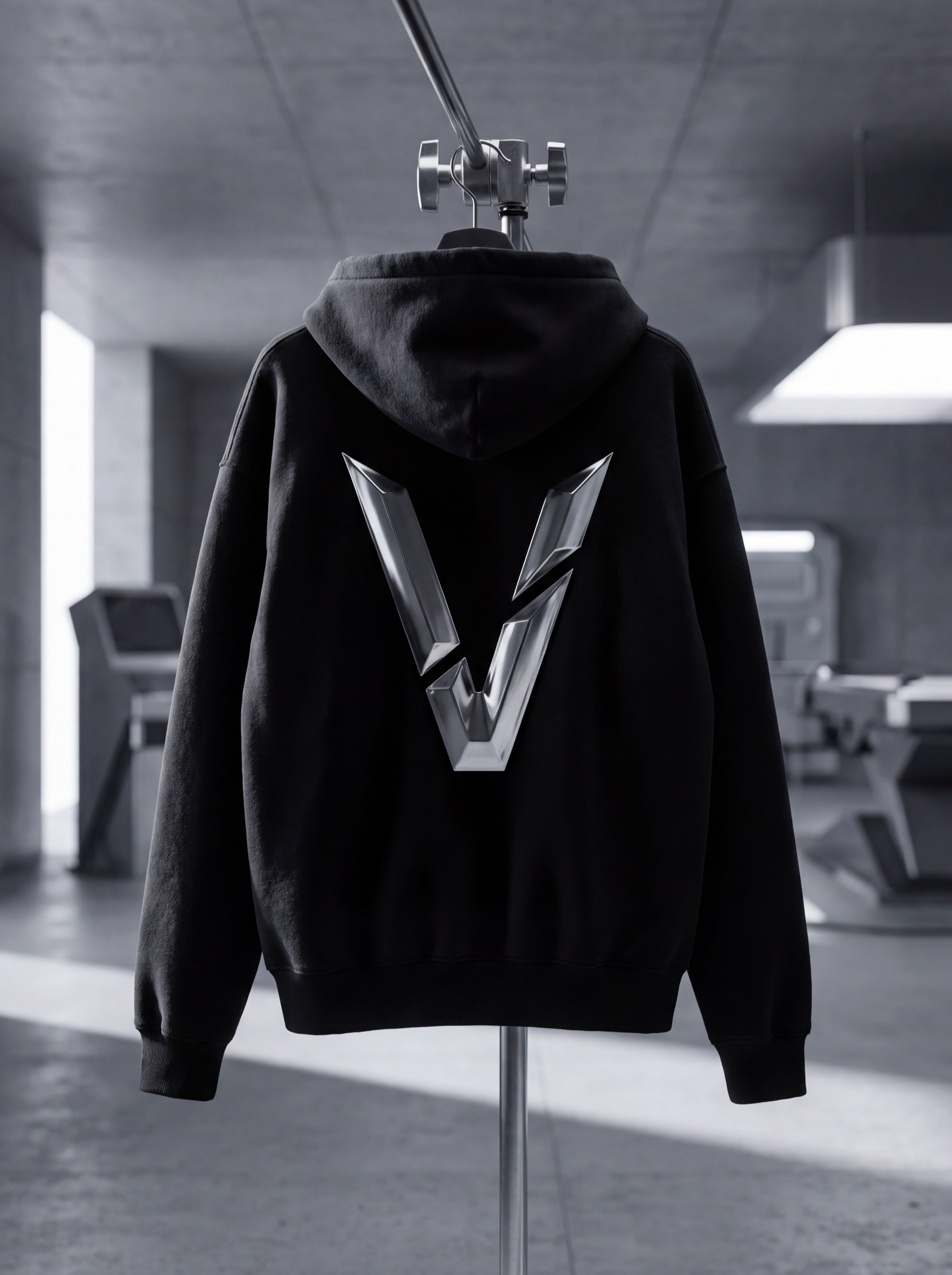 Faceted V Hoodie